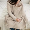 Breathable Nursing Cover for Breastfeeding – Lightweight Muslin Privacy Shawl