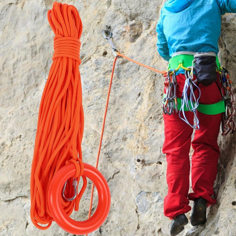 30m Outdoor Rock Climbing Escape Rope 0.8cm Diameter Water Floating