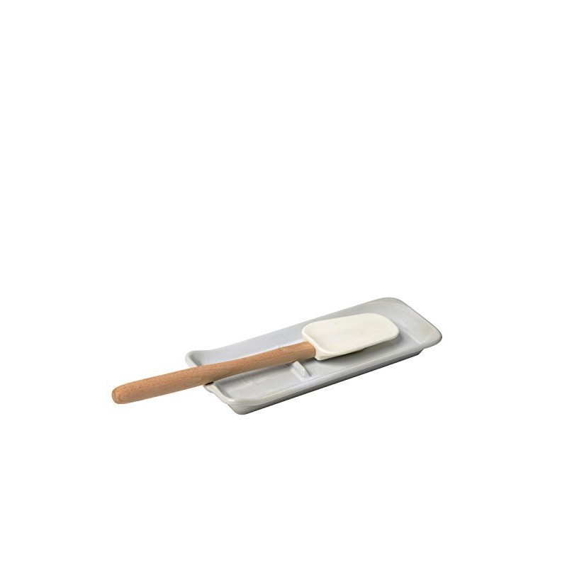 Emile Henry Eiche Zerfurchter Löffelablage, Keramik, Mehl