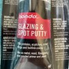 Bondo Lot of 2 Bondo GLAZING & SPOT PUTTY (4.5