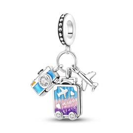 MULA Charms Pendant 925 Silver for Bracelets, Compatible with European Bracelets and Necklaces for Women, Sterling Silver