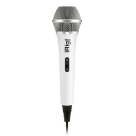 IK Multimedia iRig Voice - White Mobile Handheld Microphone
