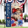 Independence Day Garden Flag | Patriotic Welcome Flag,Patriotic Eagle Flags