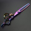 14 and 6-Inch Purple Barber Barber Professional Scissors Hand Hair Cutting