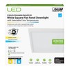 Feit Electric 74208 LED Square Flat Panel Downlight, Dimmable, Ultra