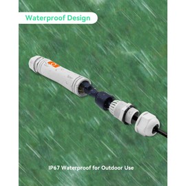 LINOVISION Long Distance Outdoor PoE Extender, Max 2600ft Power and Data Transmission Over Cat5E/Cat6 IEEE 802.3af/at Waterproof PoE Extender, PoE Repeater for IP Cameras, VoIP Phone (2 Pack)