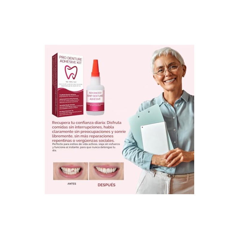 Dental Lab - Pegamento dental de unión instantánea para dentaduras