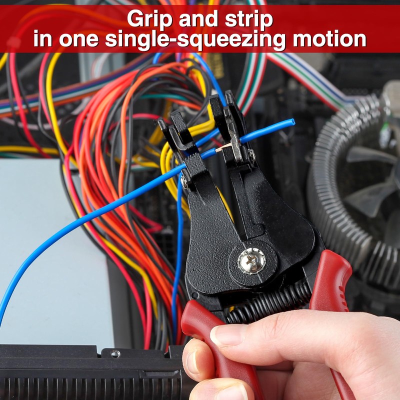 SPEEDWOX Automatic Wire Stripper Tool Heavy Duty Precision Wire Stripping