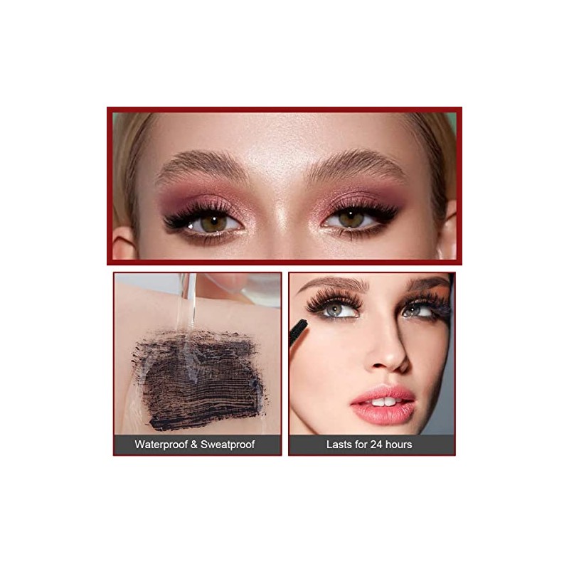 3 PCS 4D Silk Fiber Lash Mascara Waterproof Mascara Eyelash