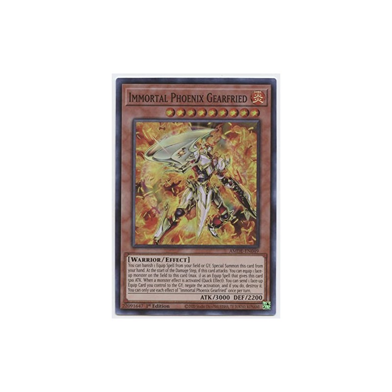 Immortal Phoenix Gearfried - AMDE-EN049 - Super Rare - 1st