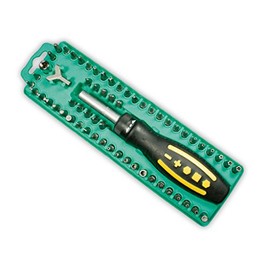 PROSKIT Ratchet Screwdriver and 62 Bit Bits, SD 205