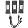 3PCS Drone Lithium Battery Portable Rechargeable 1800MAH 3.7V Quadcopter Drone
