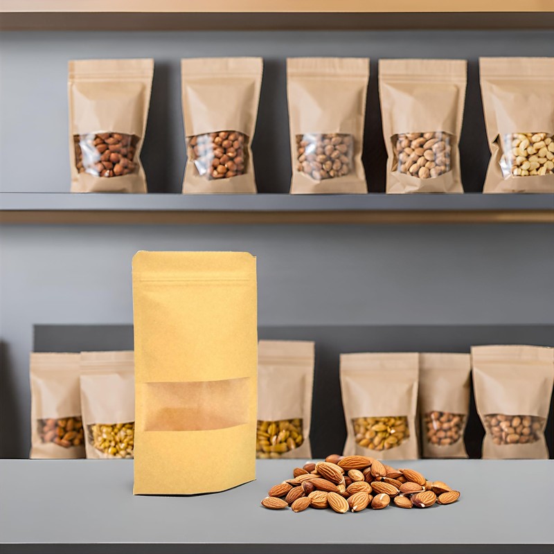 Evergreen Goods Reusable Ziplock Bags with Window 90 x 140