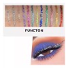 KFMX 10 Sombras Pegamento Hojuelas Glitter Colores Ojos Y Cuerpo