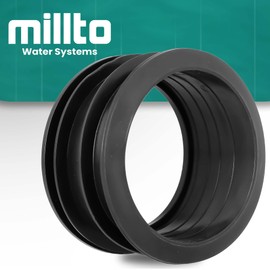 Millto™ Gutter Drain Pipe Reducer 90/110 Rubber Hose Connector Gutter Fitting Adapter Rainwater System Joiner Coupler