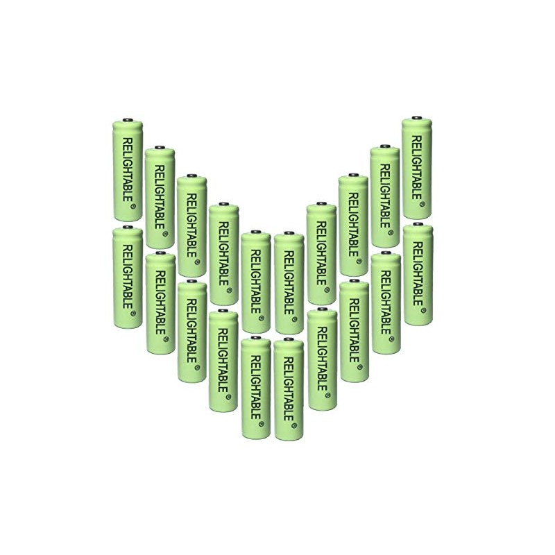 RELIGHTABLE AA NiMh 600mAh 1.2V Rechargeable Batteries for Solar Garden