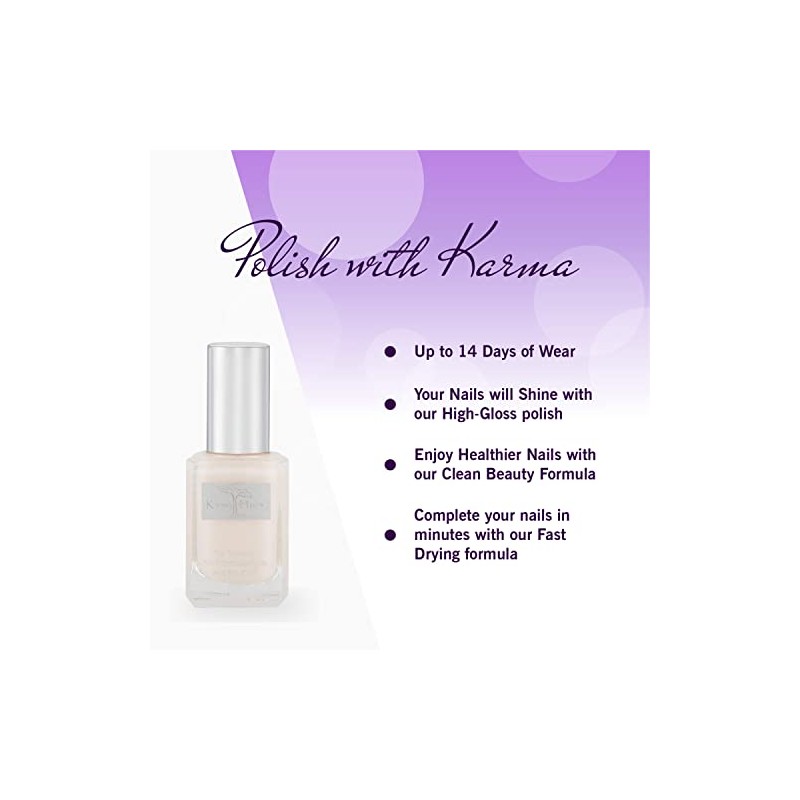 Karma - Esmalte de uñas natural orgánico, no tóxico, vegano