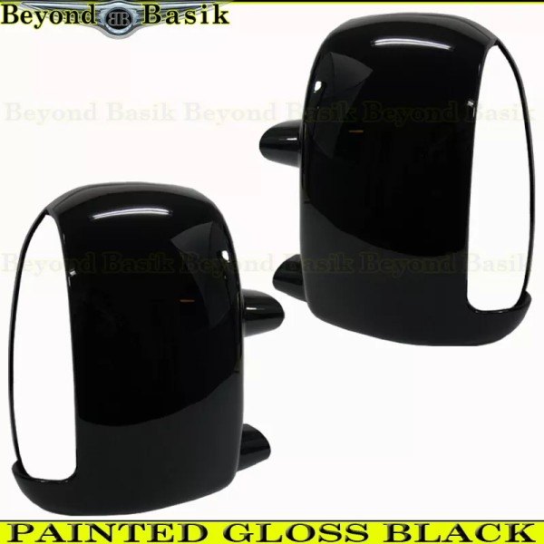 Torox 1999-2007 Ford F250-F550 GLOSS BLACK Mirror Covers for TOWING
