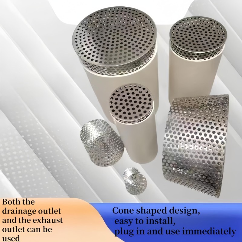 Rain Gutter Downsport Protector 9cm Stainless Steel Filter Gutter Drop