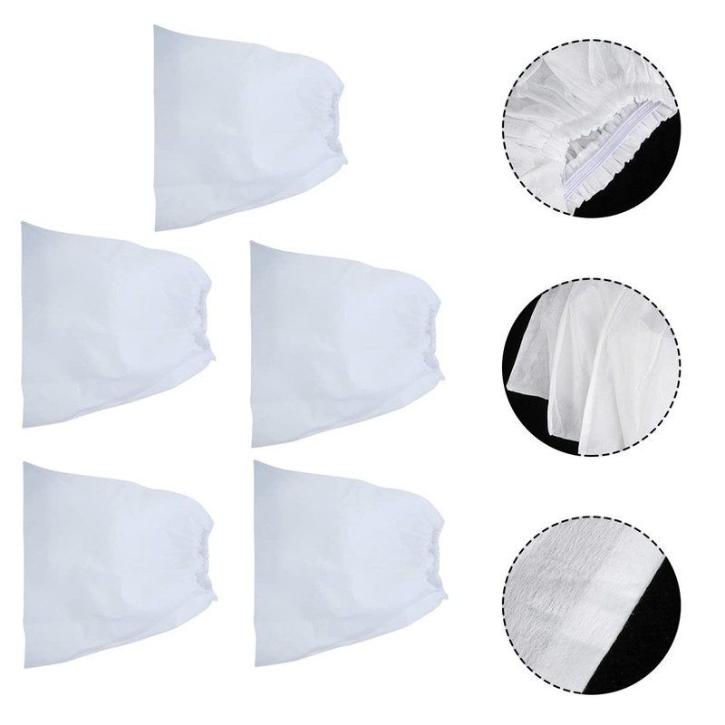 Lurrose 5pcs Nails Dust Collector Bags Non- Woven Nail Art