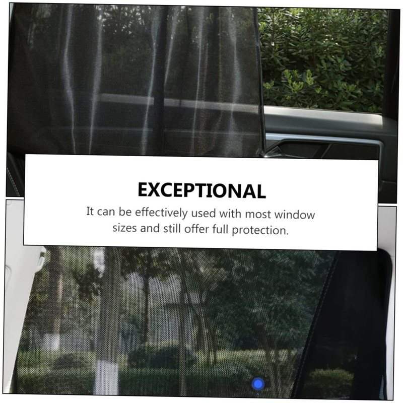 ULTECHNOVO 8pcs Car Window Sun Shade Protector Magnetic Mesh Windshield