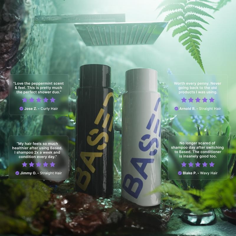 Based Bundle | Shampoo + Conditioner | Simple, Natural, Effective.:_Shampoo
