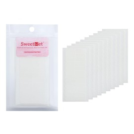 sweetmet Professional Replacement Tape for Hair Extensions Tape Safety Adhesive Tape for Invisible Tape in Human Hair Extensions No Residue Double Sided White 0.8cm*4cm 120pcs