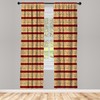 Ambesonne African Window Curtains, Native Indigenous People Different Poses Culture