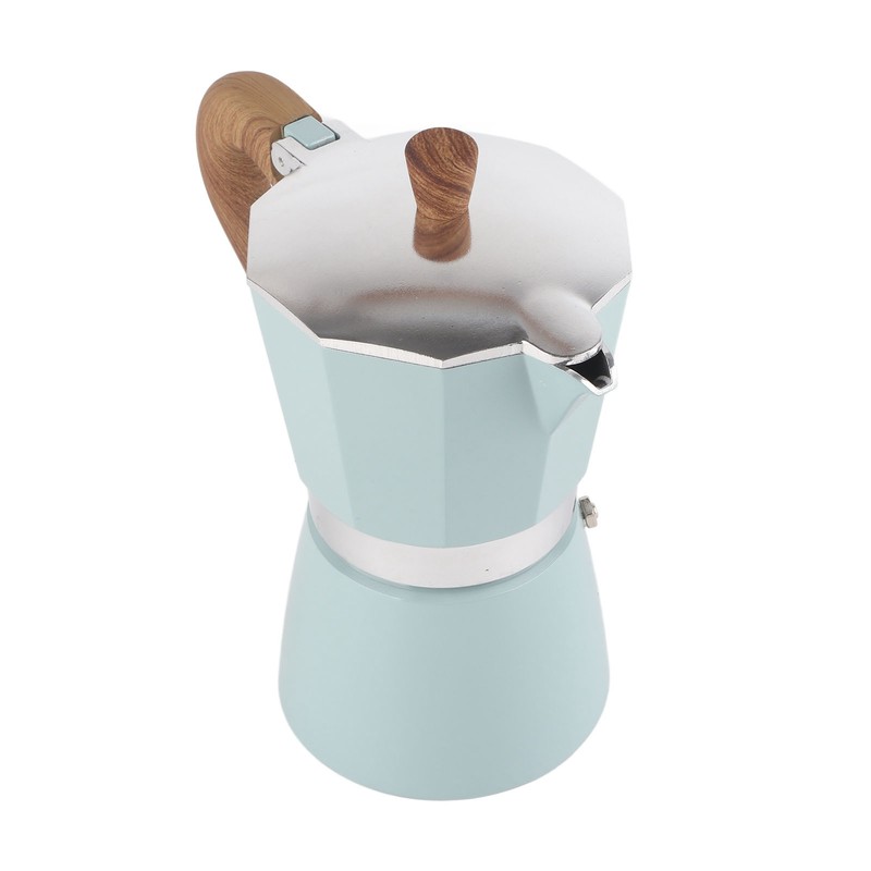 Moka Coffee Maker 300ml 6 Cups Aluminum Alloy Fine Details