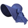 QUUPY Women Wide Brim Summer Hat Foldable Roll Up Beach