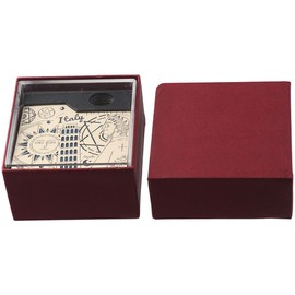 okhobby 3D Memo Pad Hand Torn Construction Paper Sculpture Artwork, Non-Stick Sticky Note DIY Post Notes, 165 Note Cards