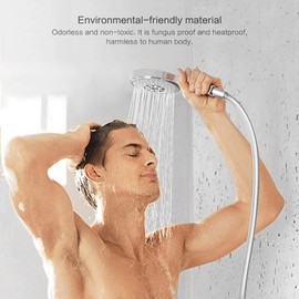 Oupukle Shower Hose Shower Hose 2.5 m Five Layers Anti-Explosion Design, PVC Flexible Universal Shower Hose with Premium Double Brass Head, Shower Hose 250 cm Anti-Twist, Anti-Kink