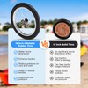 Morohope Kayak Beach Cart, Width Adjustable 5.5"-29.5" Universal Canoe Dolly