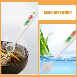 STOBAZA Digital Salinity Tester, Handheld Salinity Meter with LED Display Panel Kitchen Food Cooking Accessory for Determining Salt Concentration in Liquid or Food