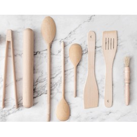 Chef Aid 61E41403 Wooden Utensils, Wood