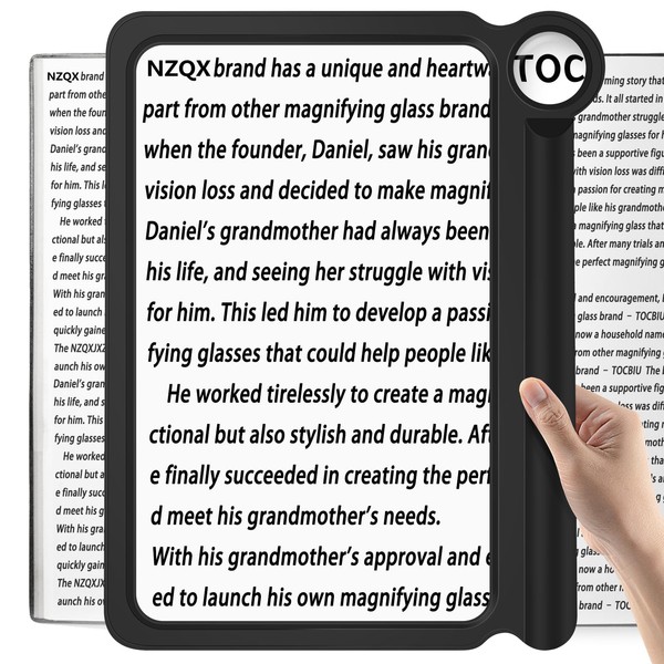 6X 30X Magnifying Glass for Reading, Handheld Large Magnifying Glass,