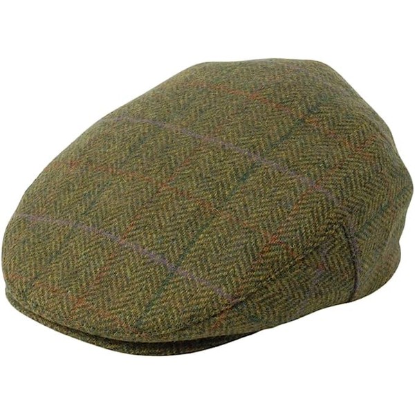 Gamble & Gunn York Flat Cap Made From Finest Green