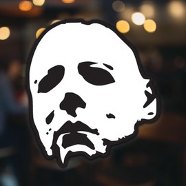 Michael Myers Vinyl Decal Sticker for Cars Trucks Windows Bumpers Walls Laptops Skins - 5.5 Inches at Largest Point - White with No Background - KCD3328