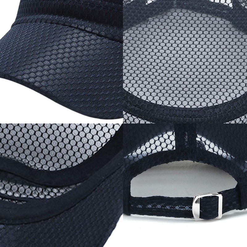 LYING Cool Hat, Sunshade, Cap, Men's, Mesh, UV Work Cap,