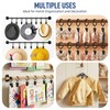 40pcs Rustproof Drapery Matte Stainless Steel Metal Curtain Rings with