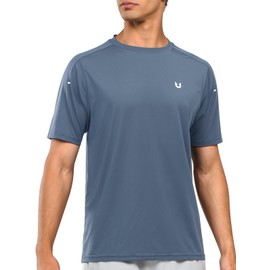 NORTHYARD Men's Athletic Running T-Shirts Quick Dry Workout Shirts Short-Sleeve Sports Gym Tee Tops Performance Activewear FEDERALBLUE S