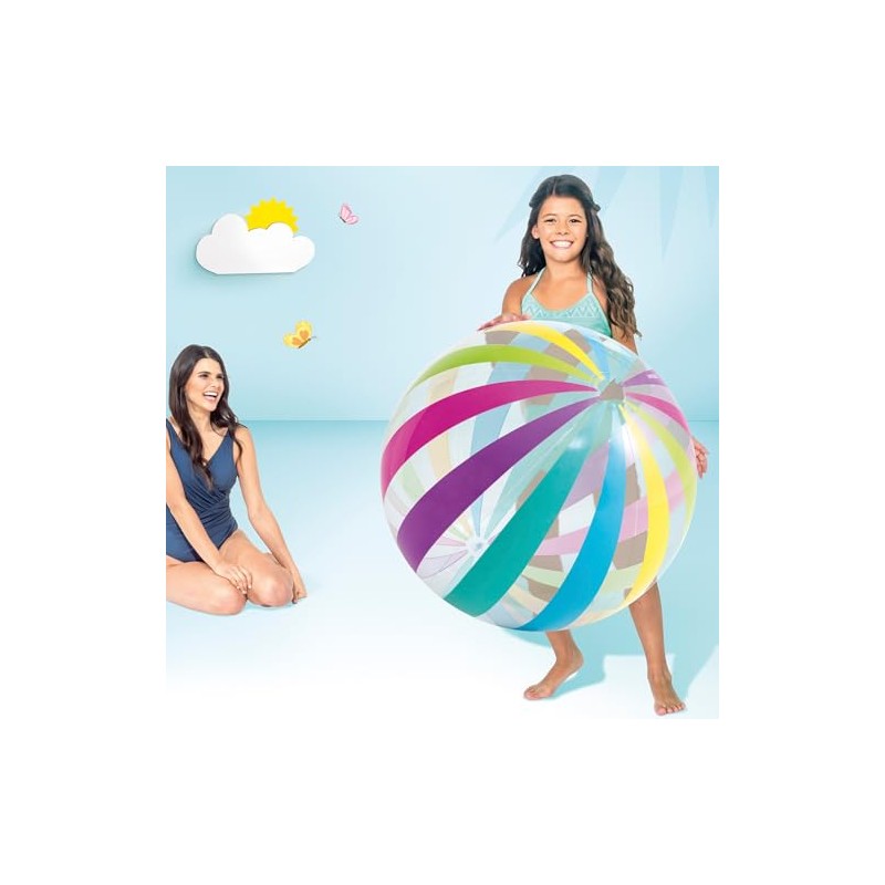 Intex 59065 Palla Jumbo, 107 cm, Multicolore