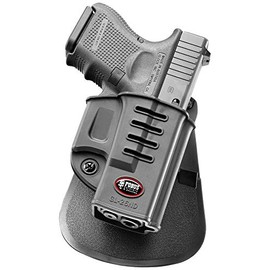 Fobus GL26NDLH Concealed Carry OWB Paddle Holster for Glock 26 and 27 (Gen 1-4), Left Handed