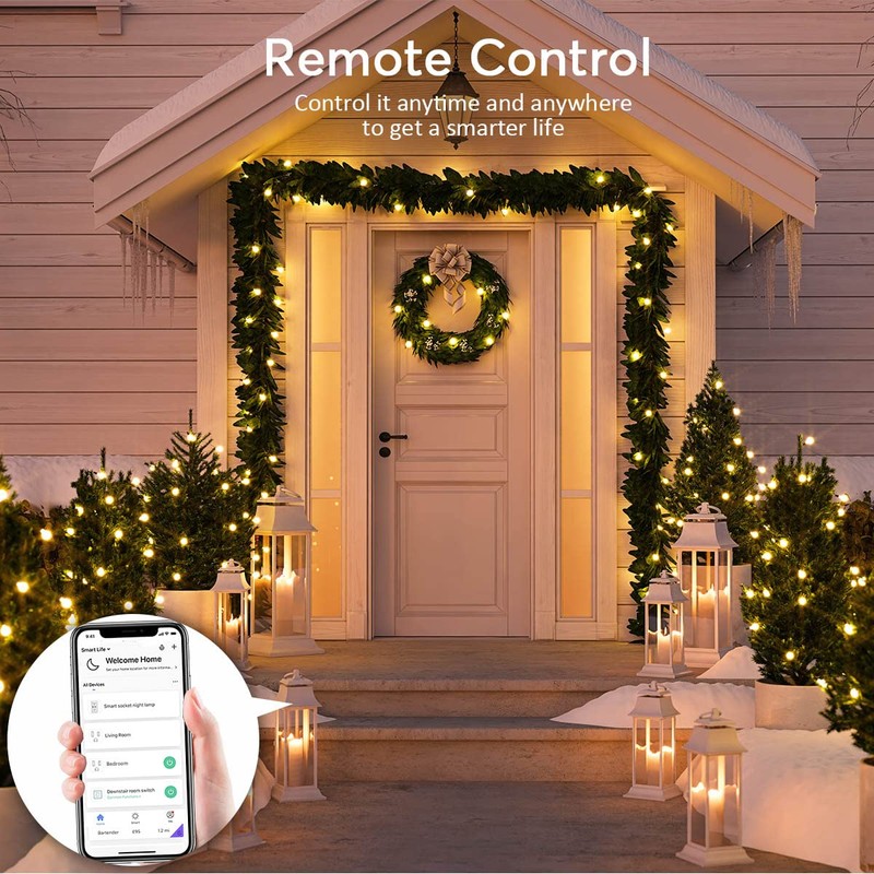 POWSAV 6 Ft WiFi Surge Protector - 8 Outlet Extension