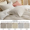 Bedsure Cotton Duvet Cover King Size - Waffle Weave Boho