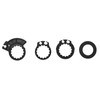 2PCS Motorcycle Handle Bar Grip Cover Carbon Fiber Corrosion Resistant