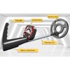 Metal Detector Foldable Length Adjustable High Sensitivity Lightweight Handheld Metal