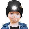 ATNKE Kids LED Lighted Beanie Cap,USB Rechargeable 4 LED Running
