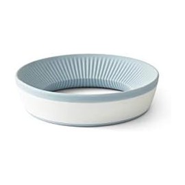 Chef'n Prep Mixing Bowl Stand, Flip Smaller or Larger Diameter, Light Blue, flip the stand over for a smaller or larger diameter bowl