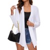 Famrrifuu Cardigan Women's Long Waterfall Cardigan Summer Lightweight Jacket Casual